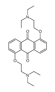 1,5-bis[2-(diethylamino)ethoxy]anthracene-9,10-dione结构式
