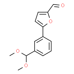 5-(3-DIMETHOXYMETHYL-PHENYL)-FURAN-2-CARBALDEHYDE structure