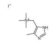 trimethyl-[(5-methyl-1H-imidazol-4-yl)methyl]azanium,iodide Structure