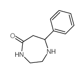 7-苯基-[1,4]二氮杂环庚-5-酮结构式