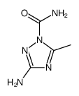 1H-1,2,4-Triazole-1-carboxamide,3-amino-5-methyl-(7CI)结构式