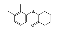 2-(2,3-dimethylphenyl)sulfanylcyclohexan-1-one Structure