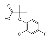 2-(2-chloro-4-fluorophenoxy)-2-methylpropanoic acid结构式