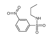 3-nitro-N-propylbenzenesulfonamide Structure
