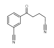 5-(3-CYANOPHENYL)-5-OXOVALERONITRILE Structure