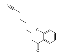 8-(2-Chlorophenyl)-8-oxooctanenitrile Structure