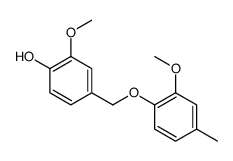 2-methoxy-4-[(2-methoxy-4-methylphenoxy)methyl]phenol结构式