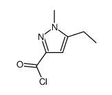 5-Ethyl-1-methyl-1H-pyrazole-3-carbonyl chloride Structure