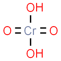 dihydroxy-dioxo-chromium structure