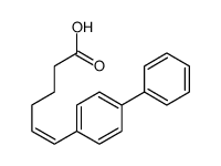 6-(4-phenylphenyl)hex-5-enoic acid结构式
