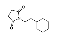 1-[2-(cyclohexen-1-yl)ethyl]pyrrolidine-2,5-dione Structure