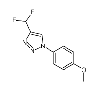 4-(difluoromethyl)-1-(4-methoxyphenyl)triazole结构式