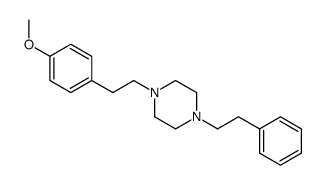 1-[2-(4-methoxyphenyl)ethyl]-4-(2-phenylethyl)piperazine Structure