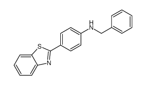 4-(1,3-benzothiazol-2-yl)-N-benzylaniline结构式