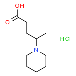 4-(1-哌啶基)戊酸盐酸盐结构式