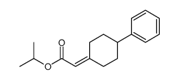 propan-2-yl 2-(4-phenylcyclohexylidene)acetate结构式