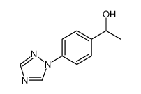 Benzenemethanol, α-methyl-4-(1H-1,2,4-triazol-1-yl)结构式