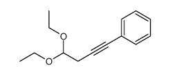1-Phenyl-butin-(1)-al-(4)-diethylacetal Structure