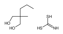 carbamodithioic acid,2-methyl-2-propylpropane-1,3-diol结构式