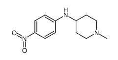 1-Methyl-N-(4-nitrophenyl)piperidin-4-amine结构式