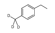 1-ethyl-4-(trideuteriomethyl)benzene结构式