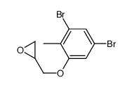 [(3,5-dibromo-2-methylphenoxy)methyl]oxirane结构式