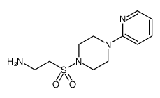 Ethanamine, 2-[[4-(2-pyridinyl)-1-piperazinyl]sulfonyl] Structure