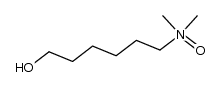 6-hydroxy-N,N-dimethylhexan-1-amine oxide Structure