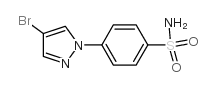 4-(4-Bromo-1H-pyrazol-1-yl)benzenesulfonamide structure