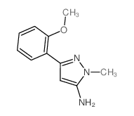 3-(2-Methoxyphenyl)-1-methyl-1H-pyrazol-5-amine structure