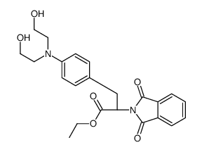 ethyl (S)-α-[[4-[bis(2-hydroxyethyl)amino]phenyl]methyl]-1,3-dihydro-1,3-dioxo-2H-isoindole-2-acetate Structure