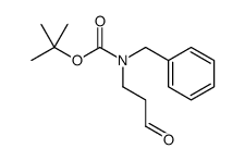 tert-butyl N-benzyl-N-(3-oxopropyl)carbamate Structure