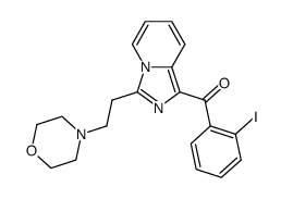 (2-iodo-phenyl)-[3-(2-morpholin-4-yl-ethyl)-imidazo[1,5-a]pyridin-1-yl]-methanone结构式