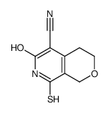 6-hydroxy-8-mercapto-3,4-dihydro-1H-pyrano[3,4-c]pyridine-5-carbonitrile Structure