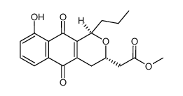 Desoxyfrenolicin-methylester结构式