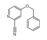 4-(苄氧基)吡啶-2-甲腈结构式