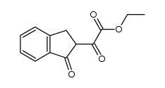 ethyl β-(1-oxo-2,3-dihydro-1H-inden-2-yl)-α-oxoacetate结构式