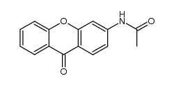 3-acetylamino-xanthen-9-one结构式