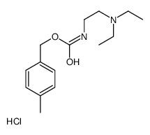 diethyl-[2-[(4-methylphenyl)methoxycarbonylamino]ethyl]azanium,chloride Structure