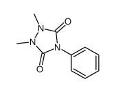 1,2-dimethyl-4-phenyl-1,2,4-triazolidine-3,5-dione结构式