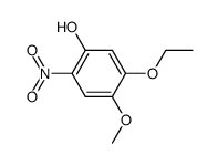 Phenol, 5-ethoxy-4-methoxy-2-nitro- (6CI)结构式