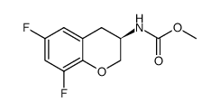 (R)-methyl 6,8-difluorochroman-3-ylcarbamate结构式