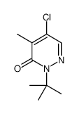 2-tert-butyl-5-chloro-4-methylpyridazin-3-one Structure