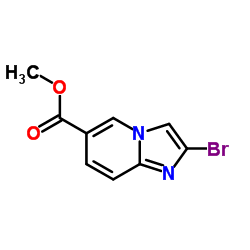 2-溴咪唑并[1,2-a]吡啶-6-羧酸甲酯结构式