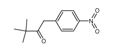 3,3-dimethyl-1-(4-nitrophenyl)butan-2-one Structure