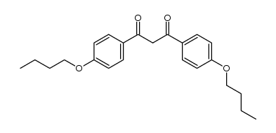 1,3-Di-(p-n-butoxyphenyl)propane-1,3-dione Structure