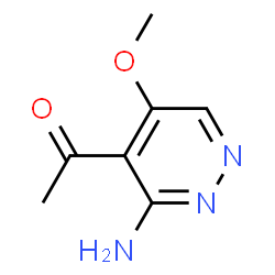 Ethanone, 1-(3-amino-5-methoxy-4-pyridazinyl)- (9CI)结构式
