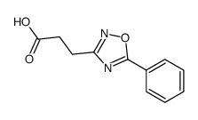 3-(5-phenyl-1,2,4-oxadiazol-3-yl)propanoic acid结构式