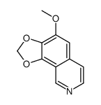 4-methoxy-[1,3]dioxolo[4,5-h]isoquinoline结构式