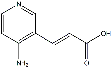 (E)-3-(4-aminopyridin-3-yl)acrylic acid结构式